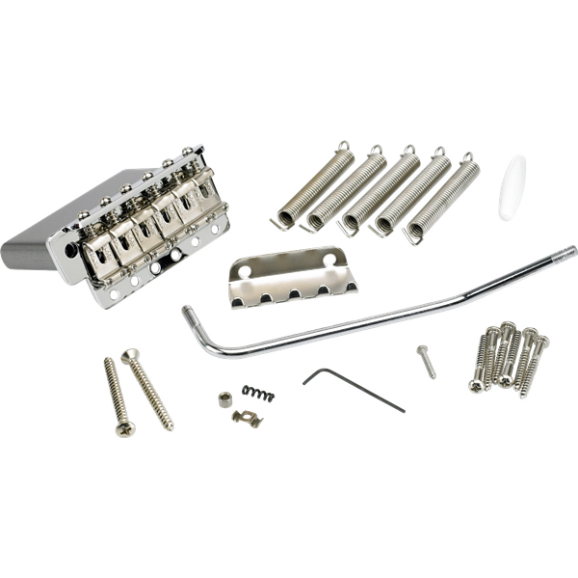Fender (Parts) - 6-Saddle American Vintage Series Stratocaster Tremolo Assembly (Chrome)
