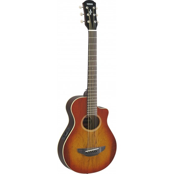 Yamaha APXT2EW Exotic Wood Traveller Guitar in Light Amber Burst