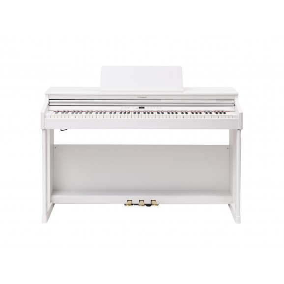 Roland RP701 Digital Piano in White - with Bench Seat