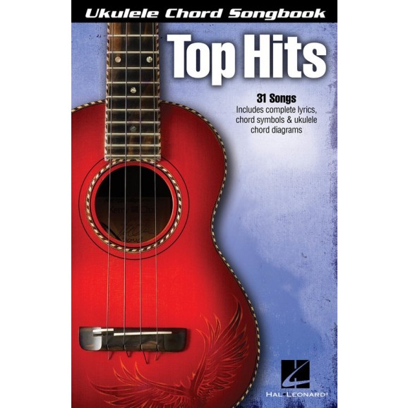 Top Hits -    Various (Ukulele) Ukulele Chord Songbook - Hal Leonard. Softcover Book