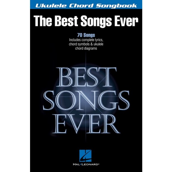 Best Songs Ever -    Various (Ukulele) Ukulele Chord Songbook - Hal Leonard. Softcover Book