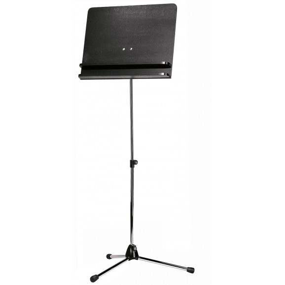 Konig & Meyer - 11832 Orchestra Music Stand  - Chrome Stand With Black Wooden Desk