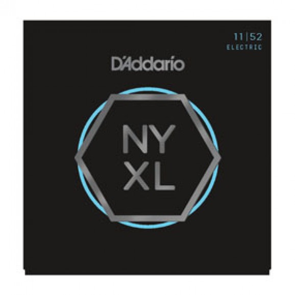 D'Addario NYXL1152 Nickel Wound Medium Top  Heavy Bottom 11-52 Electric Guitar Strings