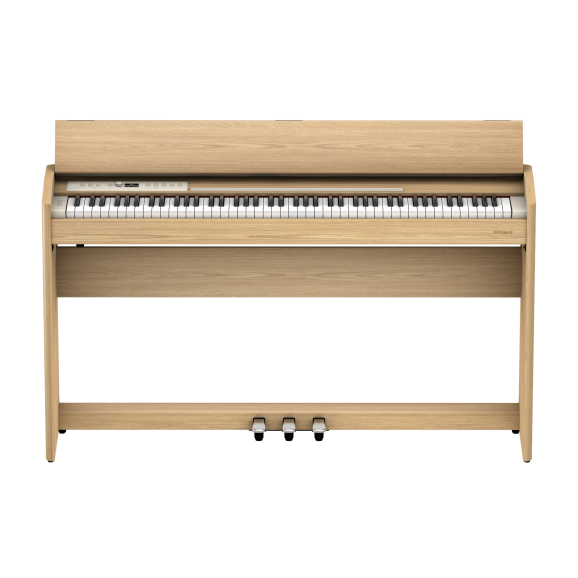 Roland F701 Digital Piano in Light Oak