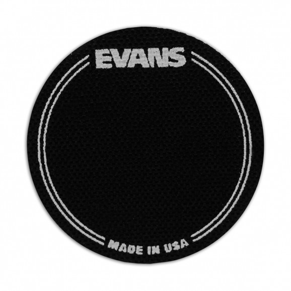 Evans Single Kick Patch Black Nylon (2pk)
