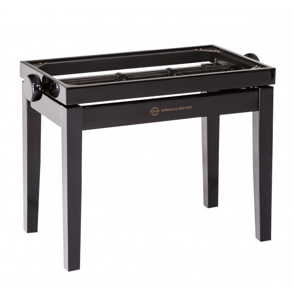 Konig & Meyer - 13701 Piano Bench - Wooden-Frame - Black Glossy Finish