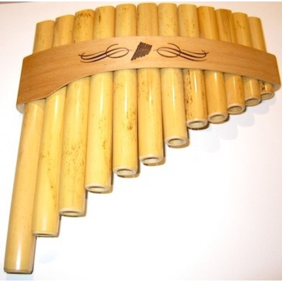 Schwarz Roumaines 12 Note "C" Curved Bamboo Panpipe / Panflute