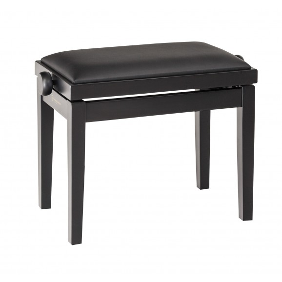 Konig & Meyer - 13910 Piano Bench - Bench Black Matt Finish, Seat Black Imitation Leather