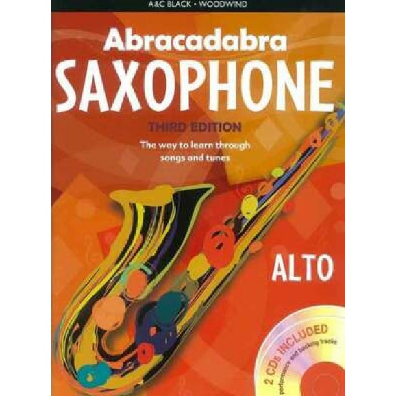 Abracadabra Saxophone 3rd Edition Book + 2CDs