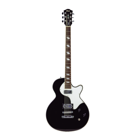 Cort Sunset Baritone Electric Guitar in Black