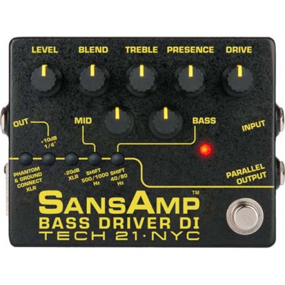 Tech 21 Sansamp Bass Driver DI V2 Pedal