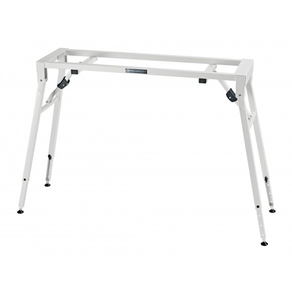 Konig & Meyer KM 18953 pure-white Table-style stage piano stand