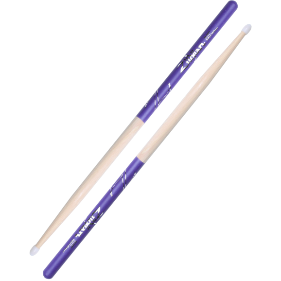Zildjian - 5A Nylon Purple DIP Drumsticks