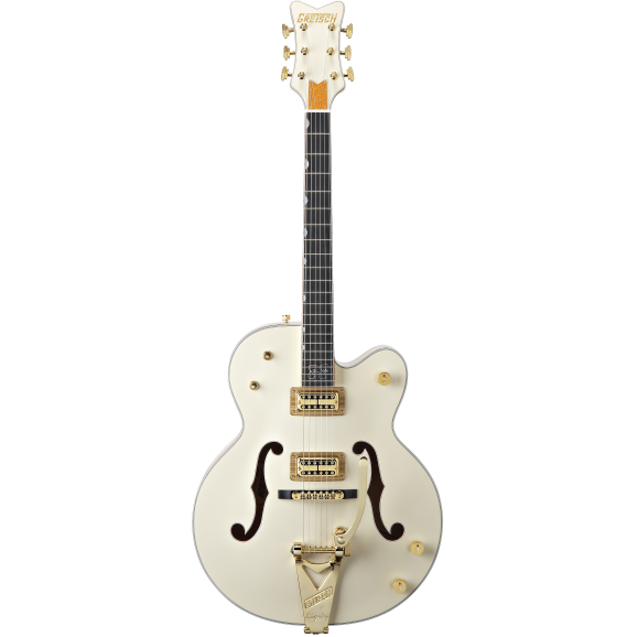 Gretsch − G6136-1958 Stephen Stills Signature White Falcon with Bigsby, Ebony Fingerboard, Aged White