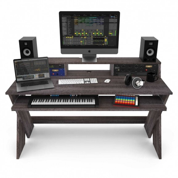 Glorious Sound Desk Pro Walnut Studio Workstation