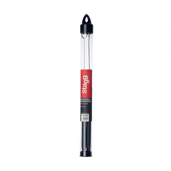 Stagg SBRU20-RM Telescop.Brushes-Rubber Handle