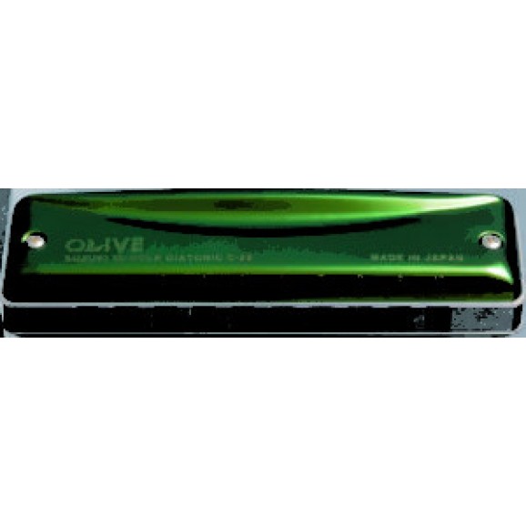Suzuki Olive Harmonica Bb