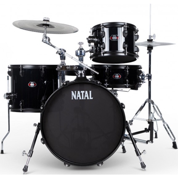 Natal DNA Stealth 18" 4 Piece Low Volume Drum Kit