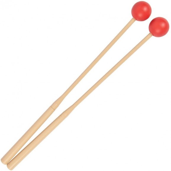 Xylophone Mallet Beaters Hard Rubber Head with Plastic Shaft Pair