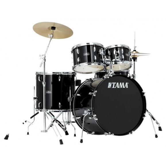 Tama SG50H5C Stagestar Drumkit Package in Black