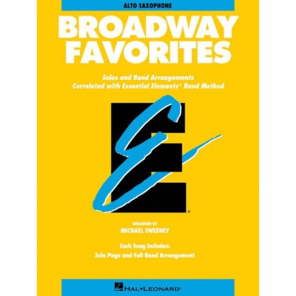 Broadway Favorites Ee Alto Sax