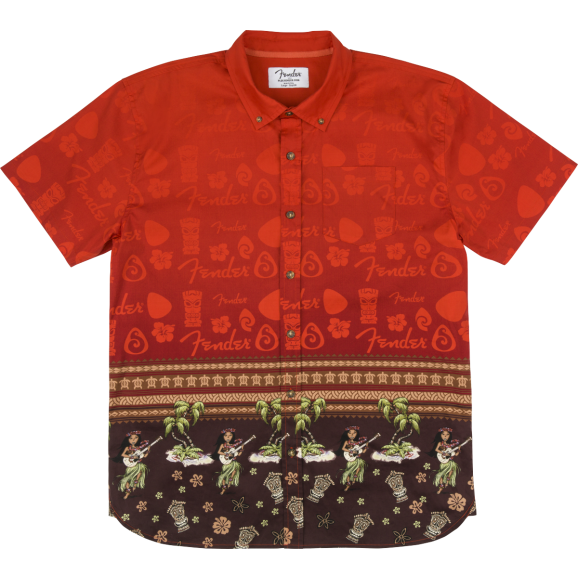 Fender The Hawaiian Button Up Shirt - Multi S (Discon)