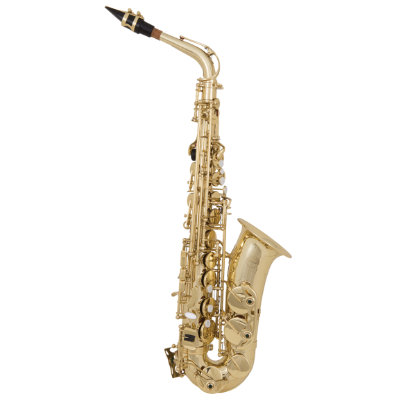 GRASSI GRAS20SK Student Alto Sax Lacquered High F# With Back Pack Case, Lyre & Tuner