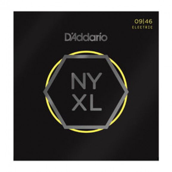 D'Addario NYXL0946 Nickel Wound Super Light Top Regular Bottom 09-46 Electric Guitar Strings