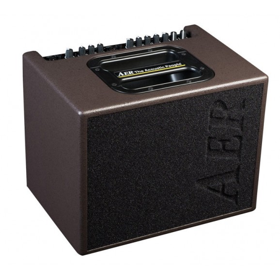 AER "Compact 60" Acoustic Instrument Amplifier in Chocolate Brown Spatter Finish (60 Watt)