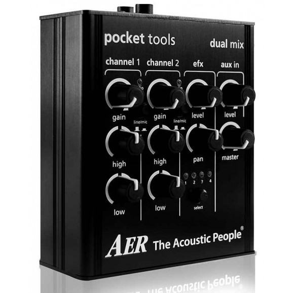 AER "Dual Mix" Pocket Tool Two Channel Preamp with Effects