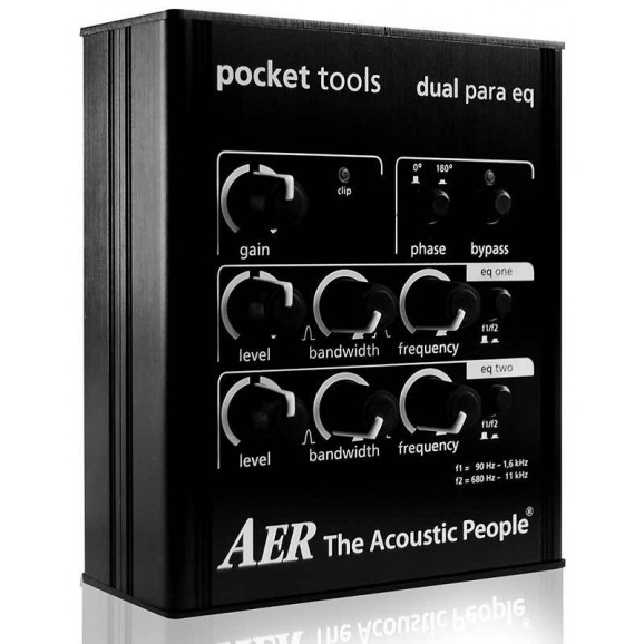 AER "Dual Para EQ" Pocket Tool Dual Band Parametric EQ with Switchable Frequencies