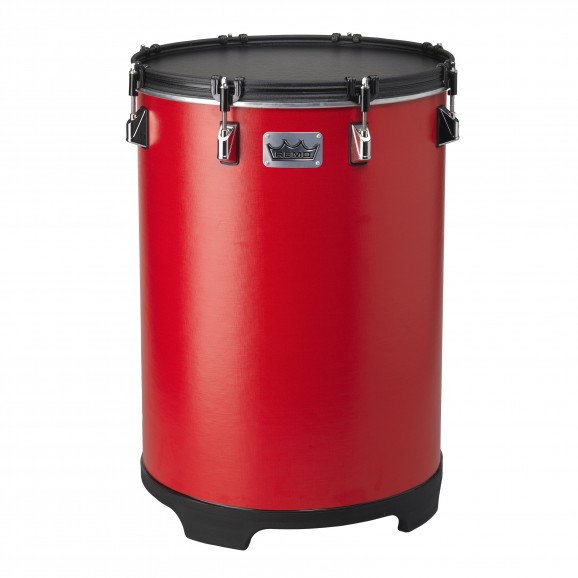 Remo - Bahia Bass Drum - Gypsy Red, 14" Gypsy Red Red 