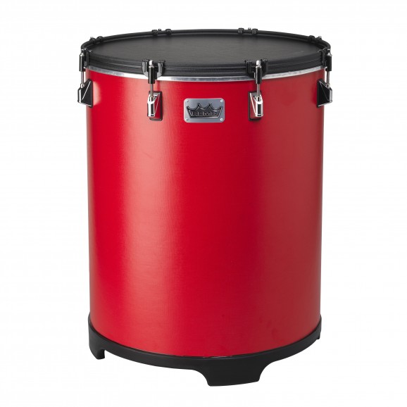Remo - Bahia Bass Drum - Gypsy Red, 16" Gypsy Red Red 