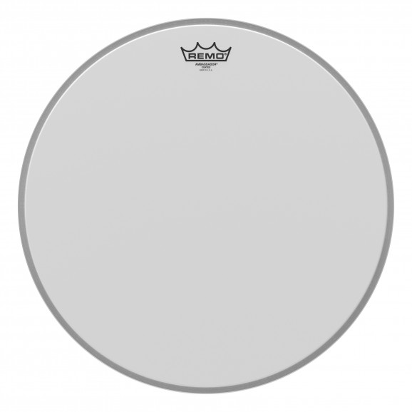 Remo 18" White Coated Ambassador Bass Drumhead
