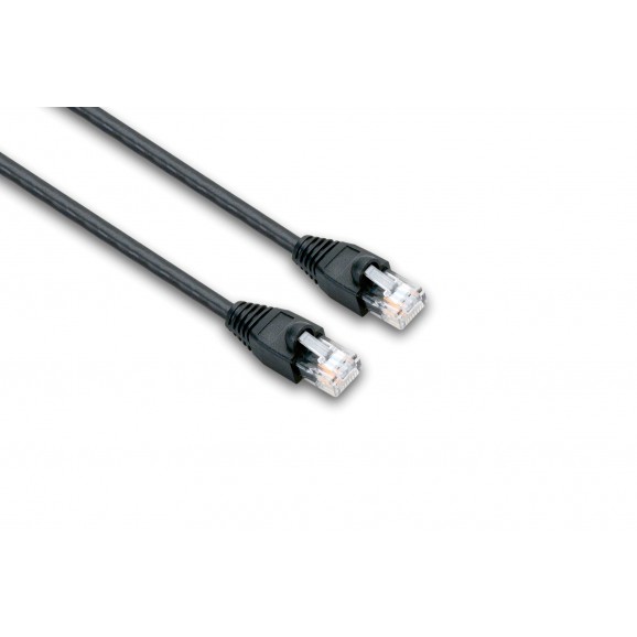 Hosa - CAT-503BK - Cat 5e Cable, 8P8C to Same, 3 ft