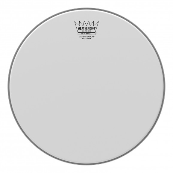 Remo 12" White Coated Ambassador Classic Fit Drumhead