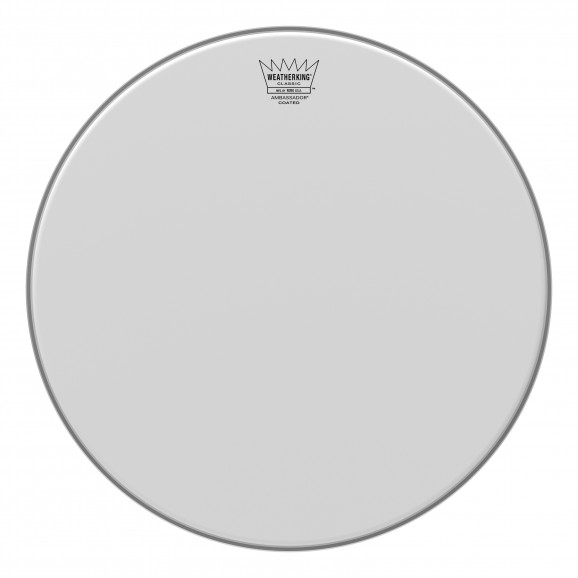 Remo 16" White Coated Ambassador Classic Fit Tom Drumhead