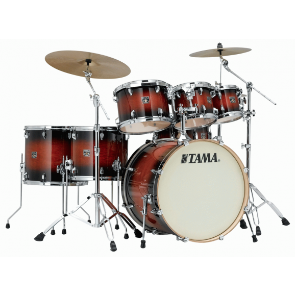 The The TAMA Superstar Classic 7-Piece Shell Pack with 22" Bass Drum in - Dark Indigo Burst (DIB) - with SM5W Hardware Pack Included