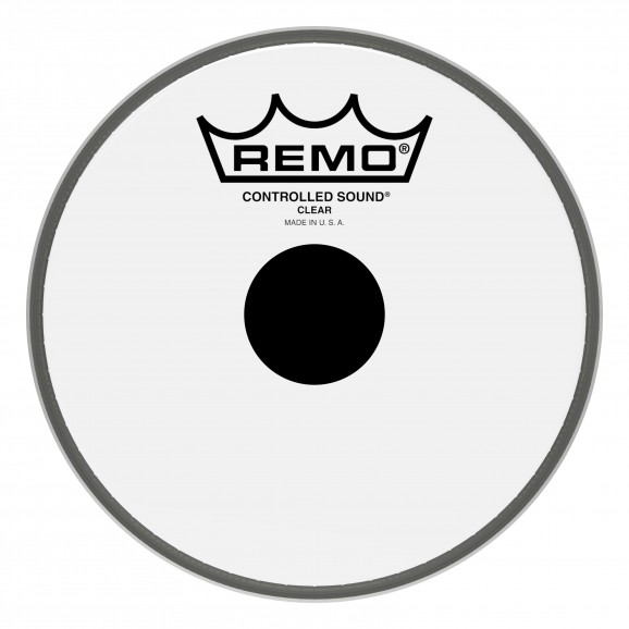 Remo 6" Clear CS Controlled Sound Black Dot Drumhead