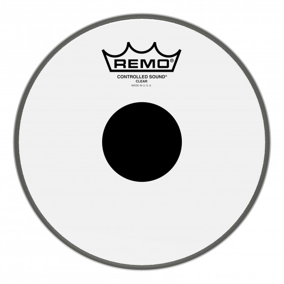 Remo 8" Clear CS Controlled Sound Black Dot Drumhead