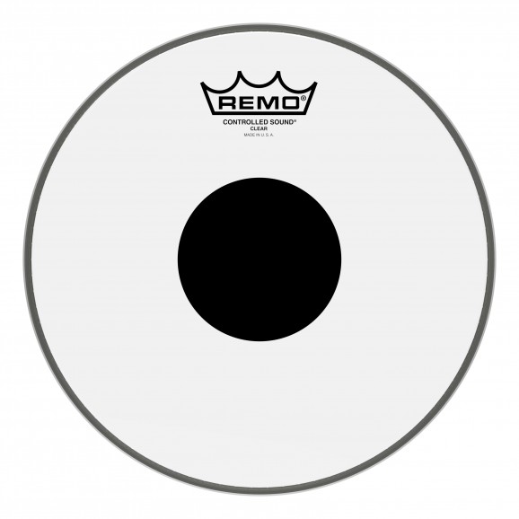 Remo 10" Clear CS Controlled Sound Black Dot Drumhead
