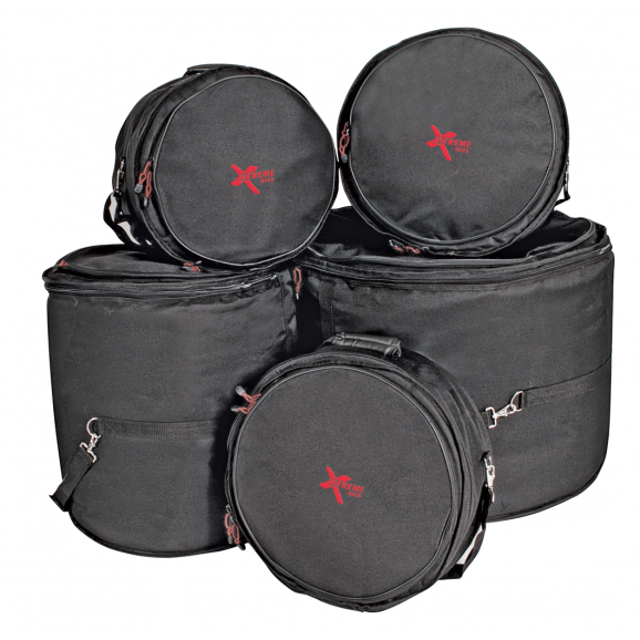 Xtreme DA577PR 22" Rock Drum Bag Set