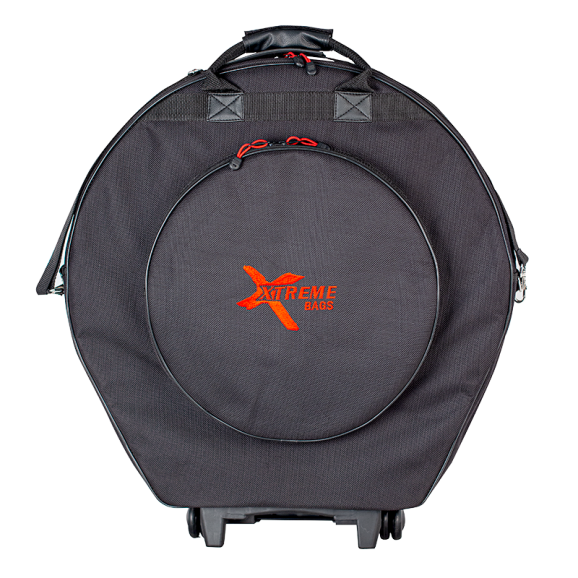 Xtreme  DA584W 22" Cymbal Bag with Wheels and Retractable pull along handle.