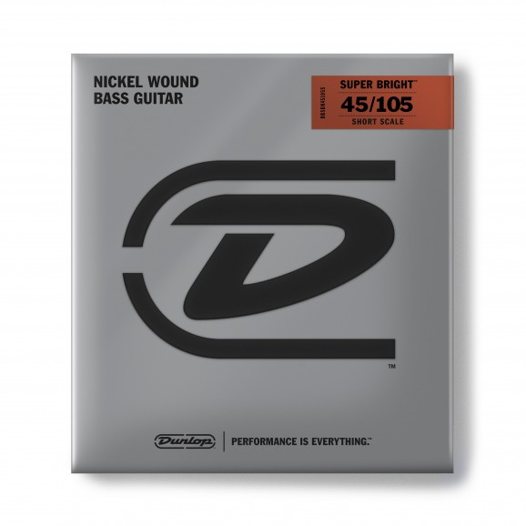Dunlop DBSBN45105S - Bass Guitar Strings - Short Scale. 