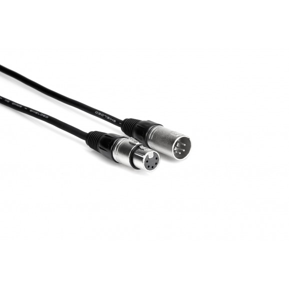 Hosa - DMX-503 - DMX512 Cable, XLR5M to XLR5F, 3 ft
