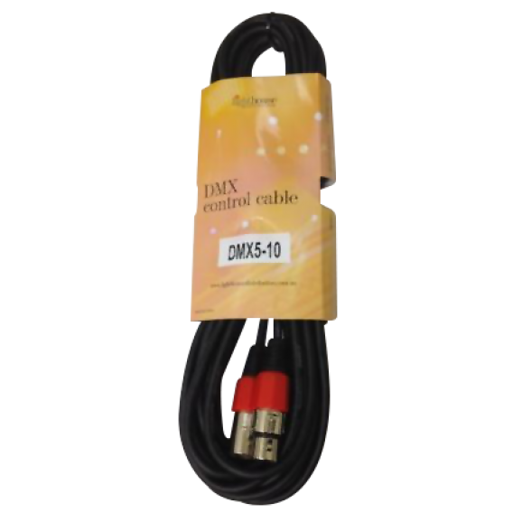 Australian Monitor DMX5-10 - DMX 5 pin XLR-XLR cable 10 meter.