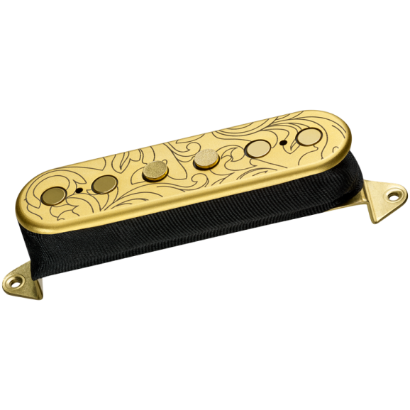 DiMarzio - DP288F Artist Series UtoPIA Single Coil Pickup: Middle.  Gold  