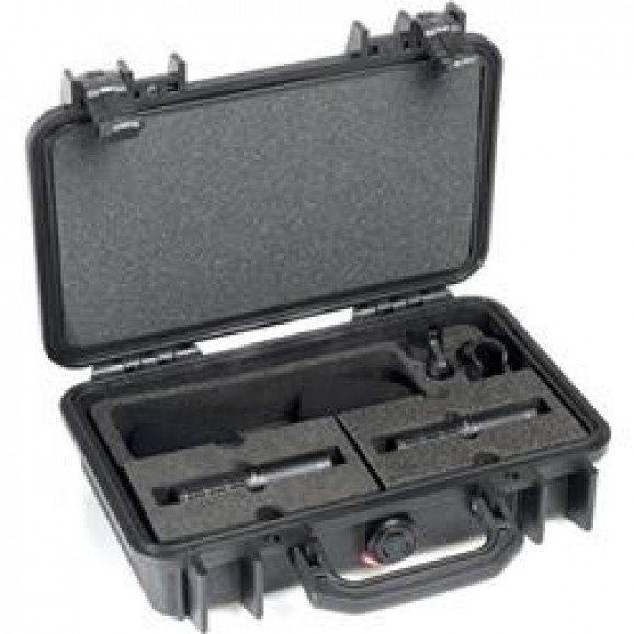 DPA Microphones - d:dicate™ 2011C Stereo Pair with Clips and Windscreens in Peli Case ( DPA ST2011C)