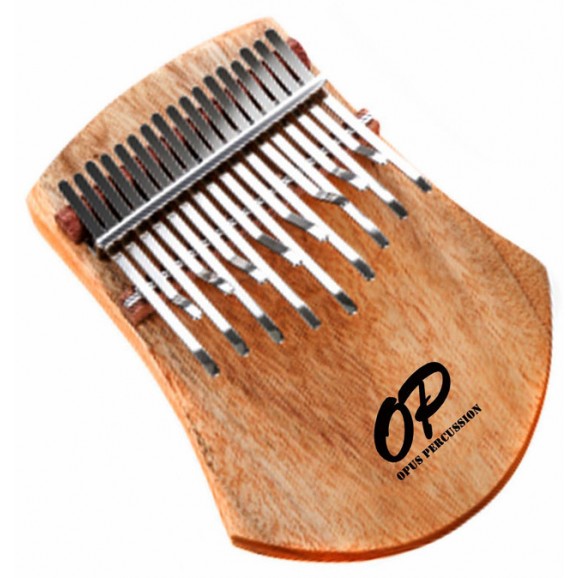 Opus Percussion 17 Key Camphor Wood Kalimba Plate in Natural