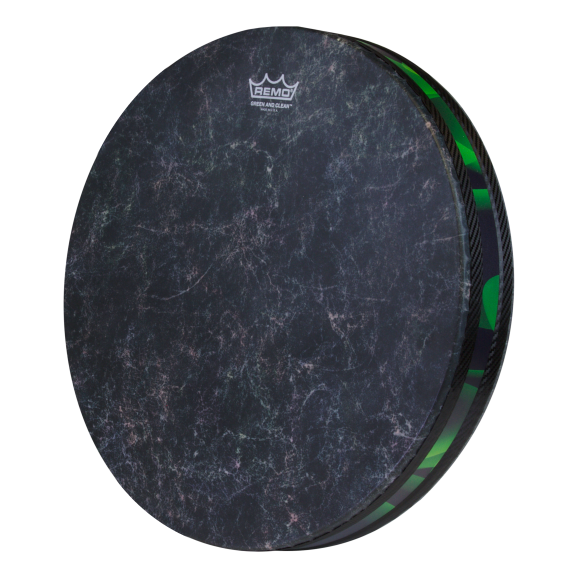 Remo  ET-0216-41 16" Ocean Drum Green and Clean